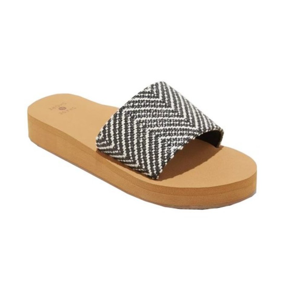Shade & Shore Women's Catalina Platform Slide Sandals NWT 6